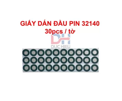 Giấy dán đầu Cell Pin 18650, 21700, 32140, 33140 cách điện cách nhiệt
